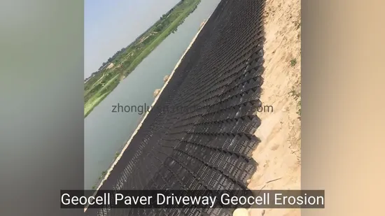 System Geocell Slope Engineering Stabilization Geocell HDPE Plastic Geocell Gravel Floor Grid