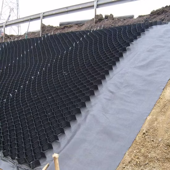 Factory Low Price Driveway Road Slope Protection HDPE Paving Plastic Gravel Stabilizer Geocell Manufacturer for Sale