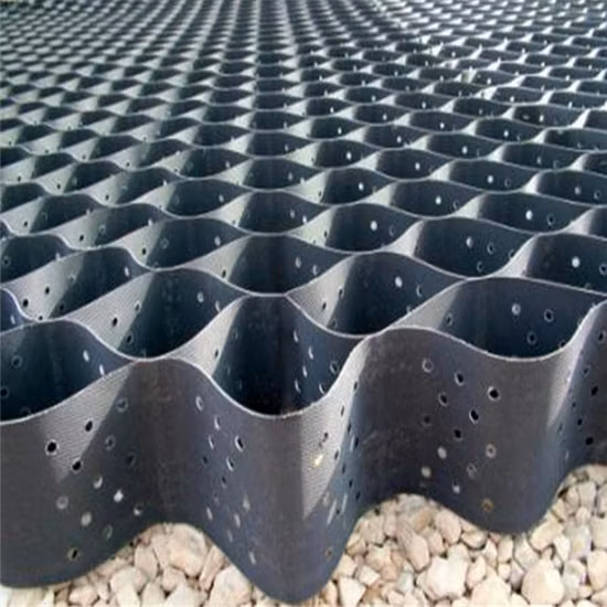 Textured and Perforated HDPE Plastic Geo Cell Manufacturer Price Gravel Grid Gravel Stabilizer Geocell