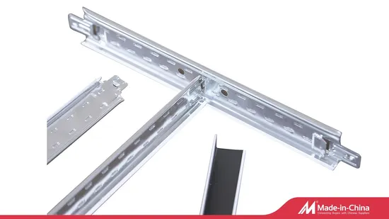 T Grid Suspended Ceiling Grid for Mineral Fiber Ceiling Tiles 