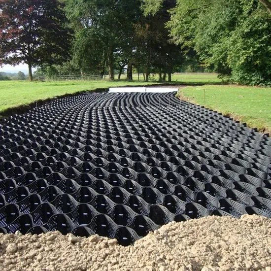 Textured and Perforated HDPE Plastic Geo Cell Manufacturer Price Gravel Grid Gravel Stabilizer Geocell 