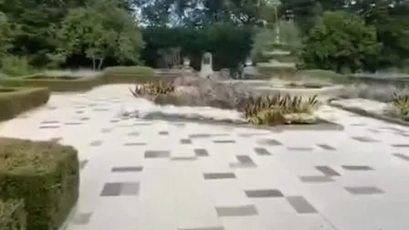 Cheap Ecological Paving Water Permeable Floor Tile City Road Building Material Permeable Ceramic Tiles for Factory Supplier 