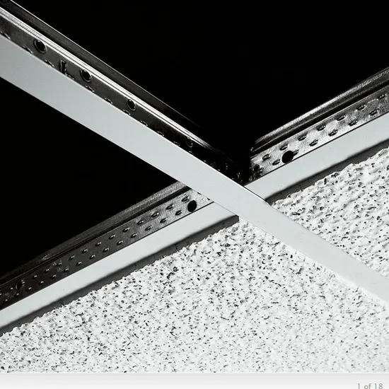 Flat Ceiling Tee Grids for False Ceiling 