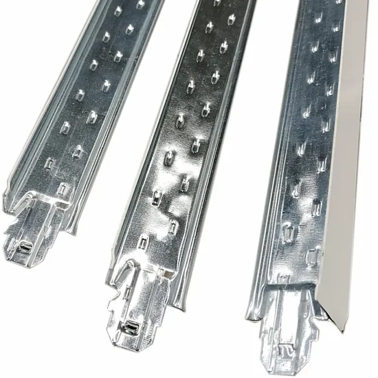 White Flat Ceiling Tee Bar Grid for Mineral Fiber Ceiling Tile 