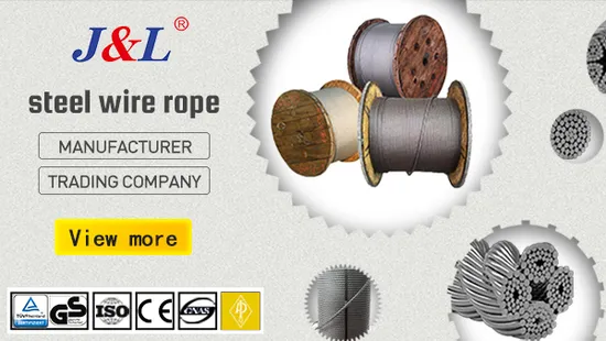 Juli 6X19 6X36 Ungalvanized 10mm Steel Crane Spring Wire Rope for Hoist 