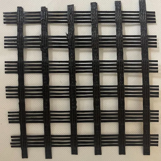 Polyester Warp Knitted Polyester Geogrid for Railway, Highway, and Roadbed Reinforcement 