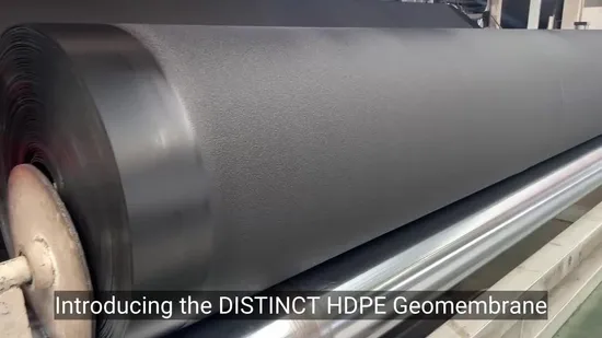 Versatile HDPE Geomembrane Liners in Various Thicknesses for All Applications 